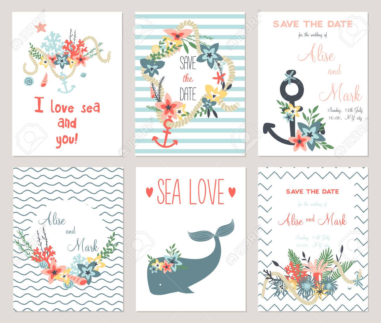 save the date cards template