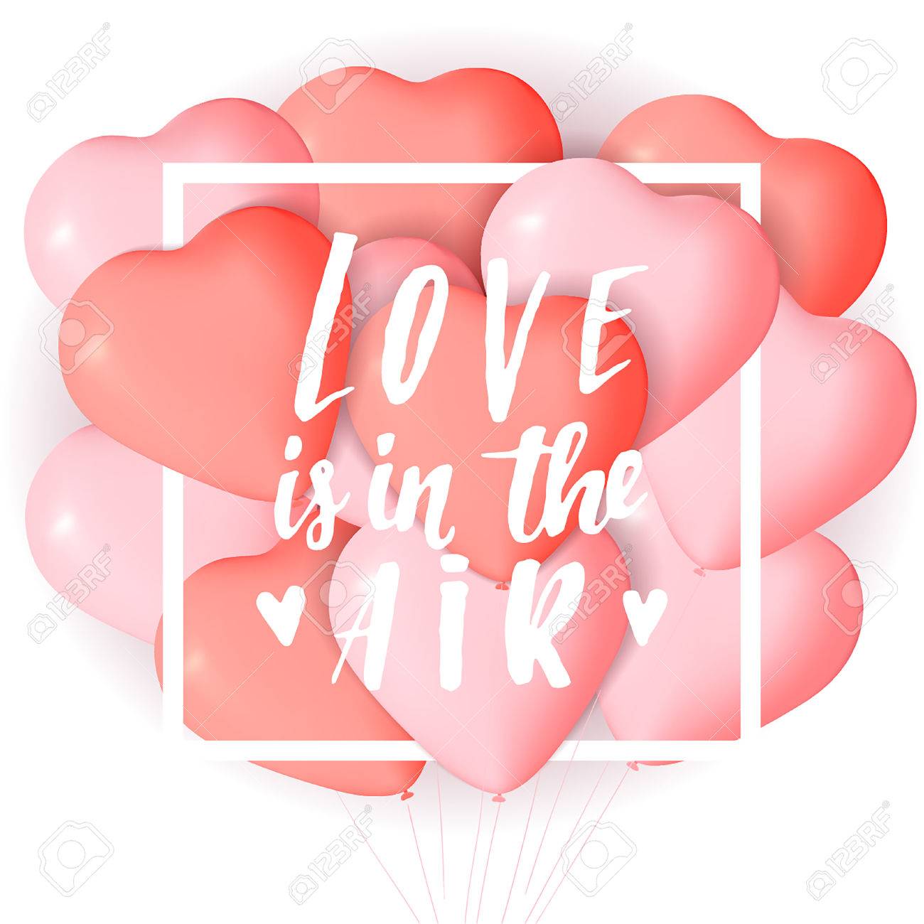 happy valentines day card template with cute and fancy pink fancy heart template