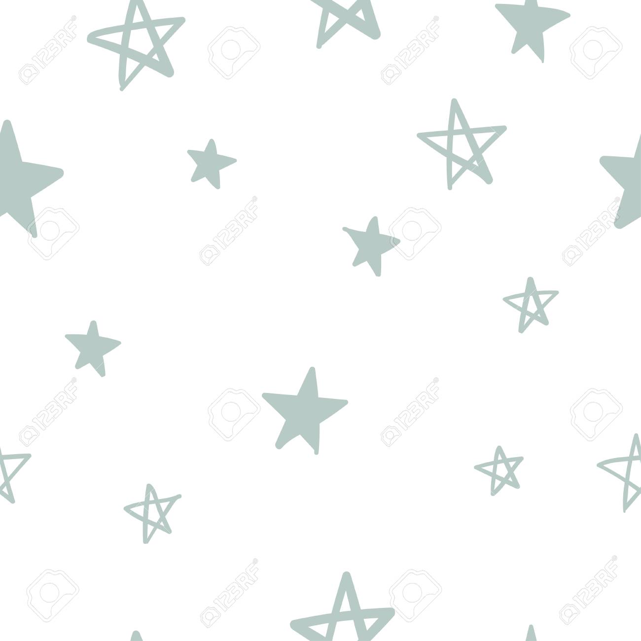 Cute And Simple Seamless Pattern With Stars Royalty Free SVG, Cliparts,  Vectors, and Stock Illustration. Image 97100209.