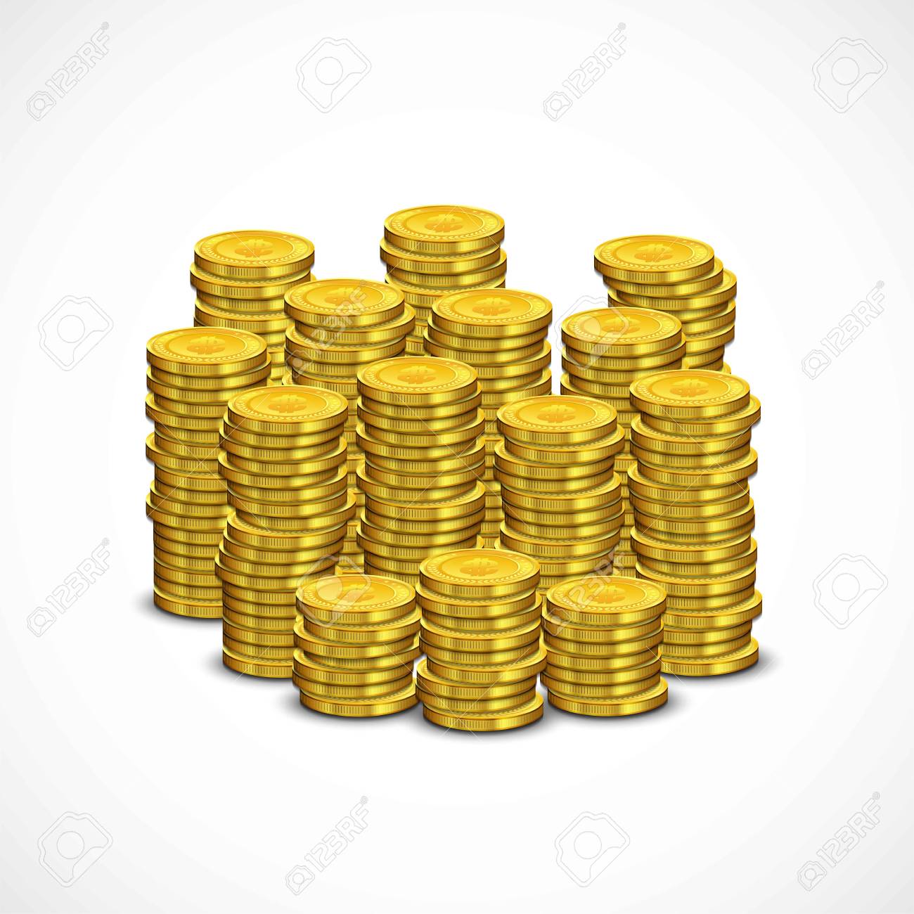 金貨の山のイラスト素材・ベクター Image 67071530