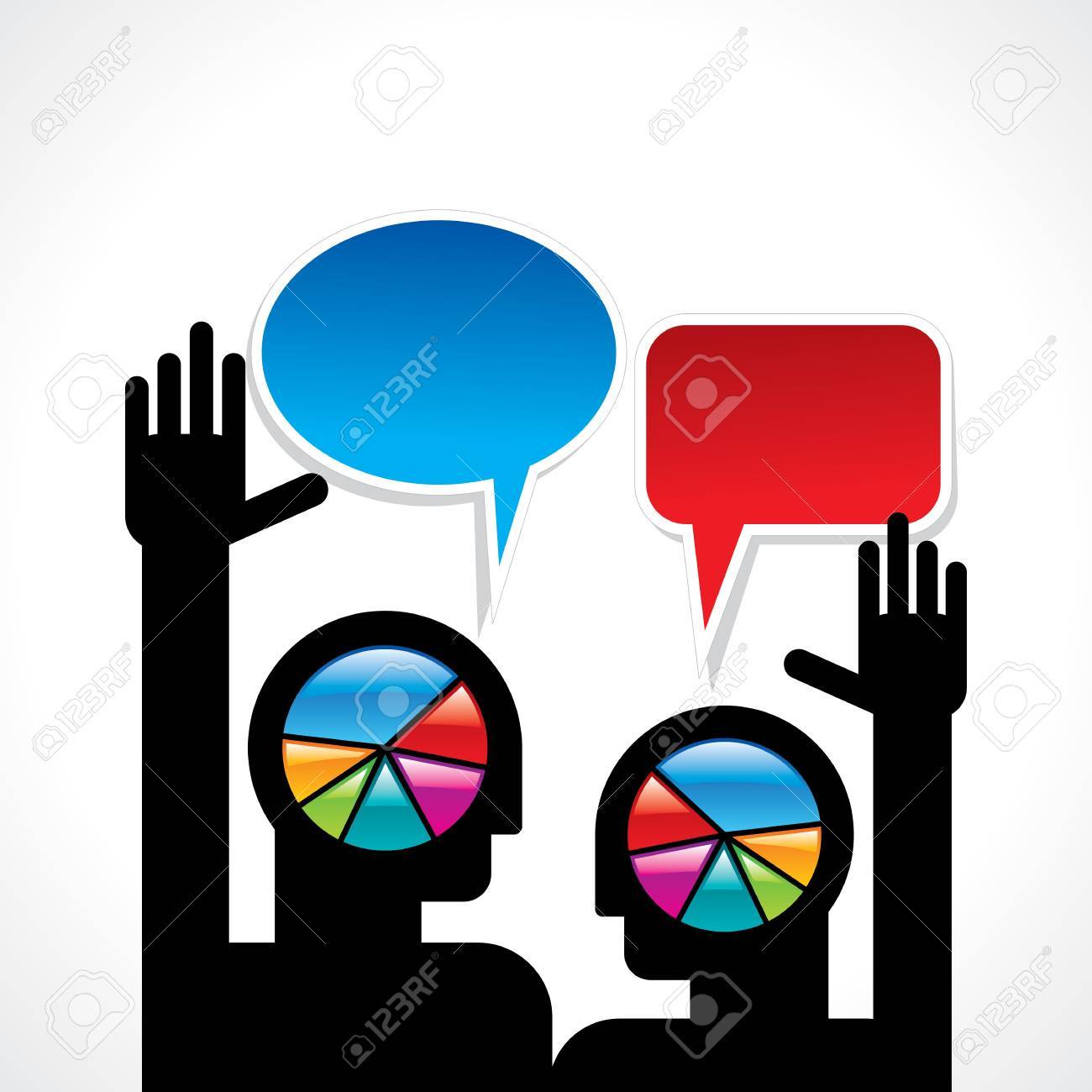 people meet and talk