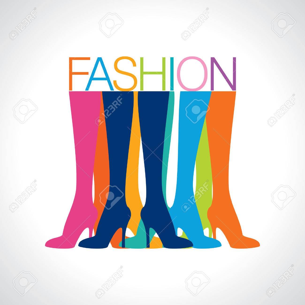 美しい女性の足のかかとの高い靴を履いているベクトル イラストのイラスト素材 ベクタ Image