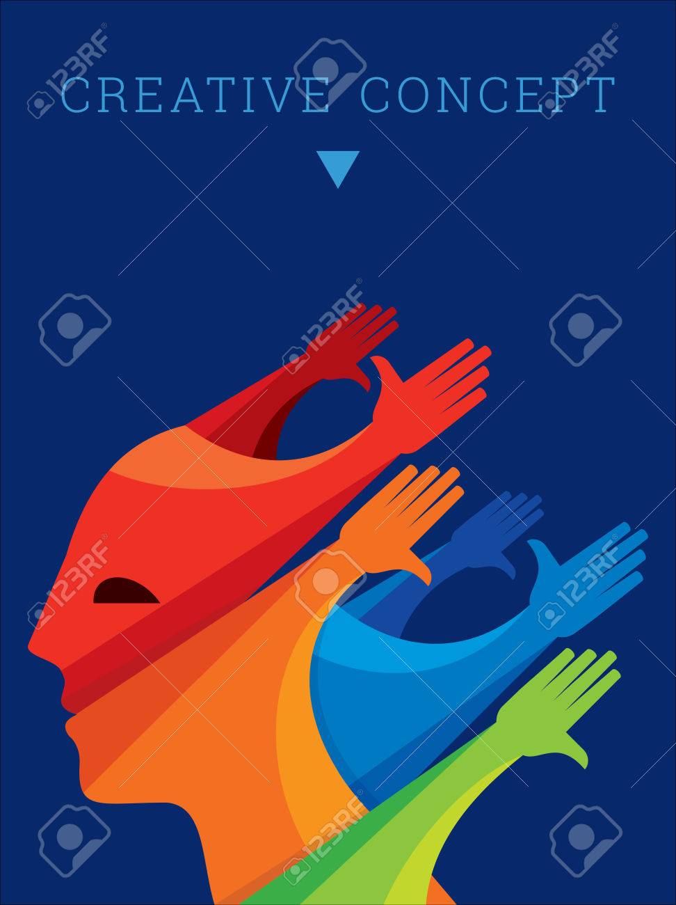 Teamwork People, Holding hands. Design for teamwork concept illustration - 62247540 Teamwork People, Holding hands. Design for teamwork concept illustration - 62247540