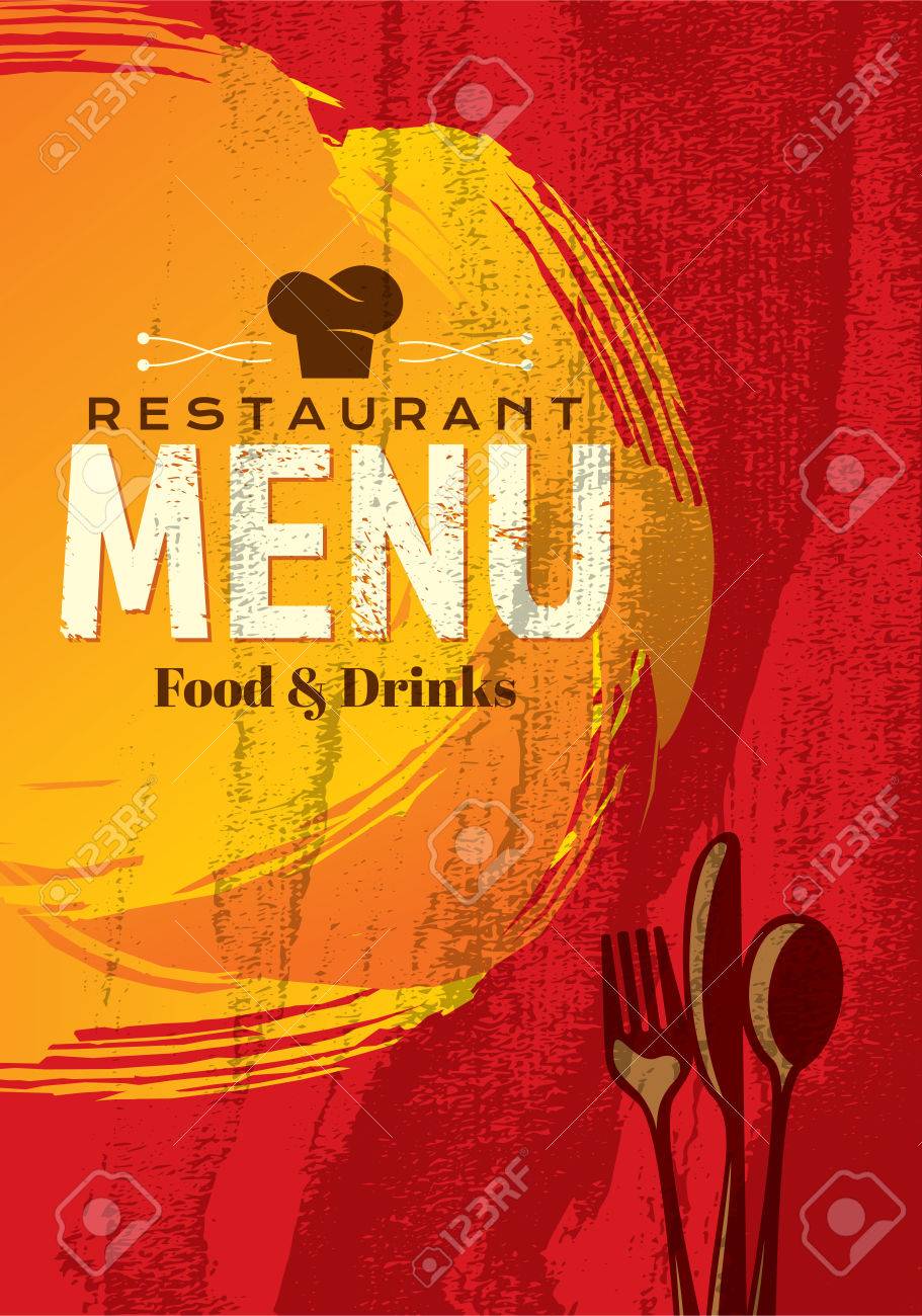 restaurant menu card design template creative vector royalty free menu card designs for restaurants