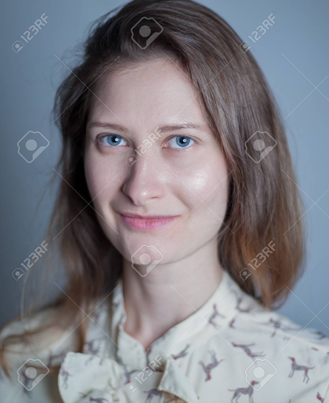 Jefferson KingPortrait Of A Young Woman Stock Photo