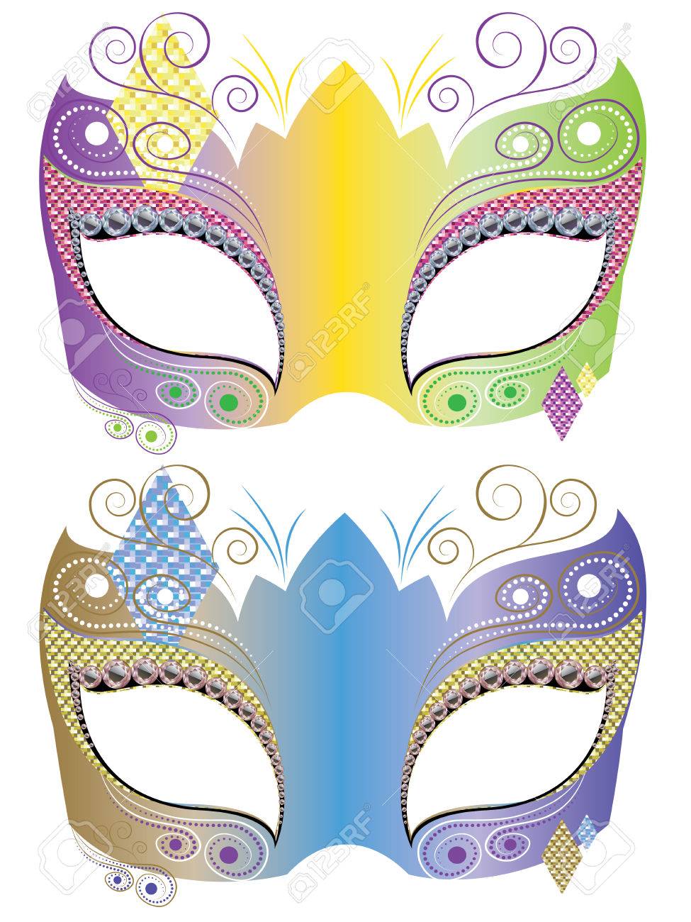 ファッション装飾的なカーニバルの顔マスク イラスト 仮面舞踏会のマスクのデザイン のイラスト素材 ベクタ Image ファッション装飾的なカーニバルの顔マスク イラスト 仮面舞踏会のマスクのデザイン のイラスト素材 ベクタ Image