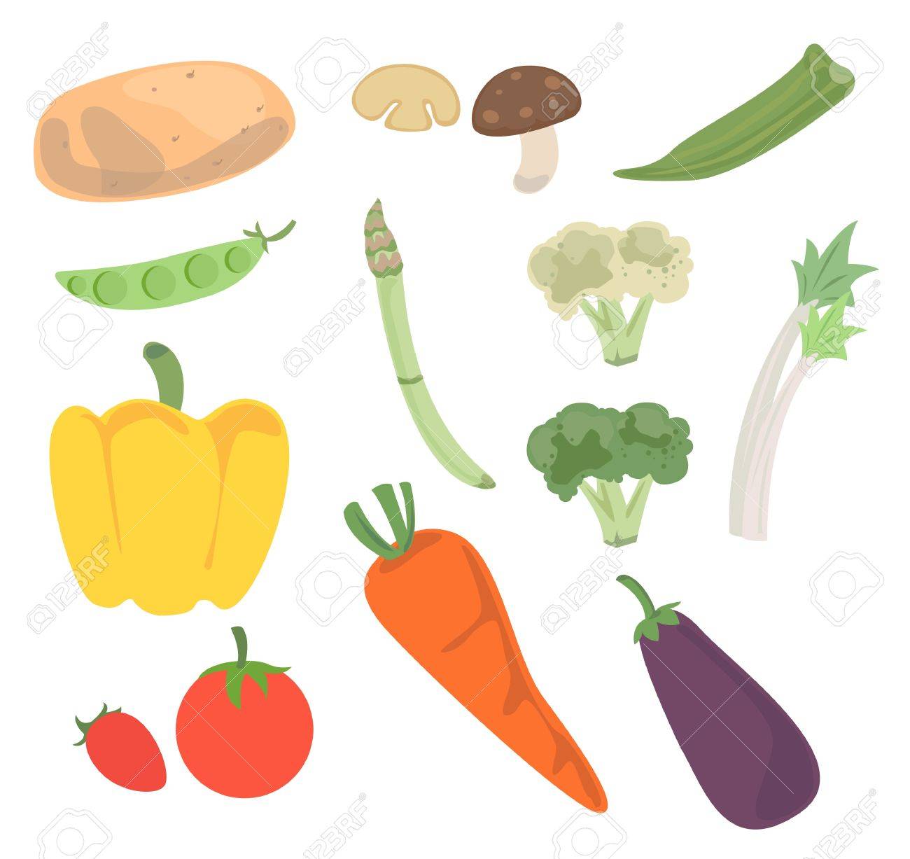 Fresh vegetables for cooking and good for health. - 21493451 Fresh vegetables for cooking and good for health. - 21493451