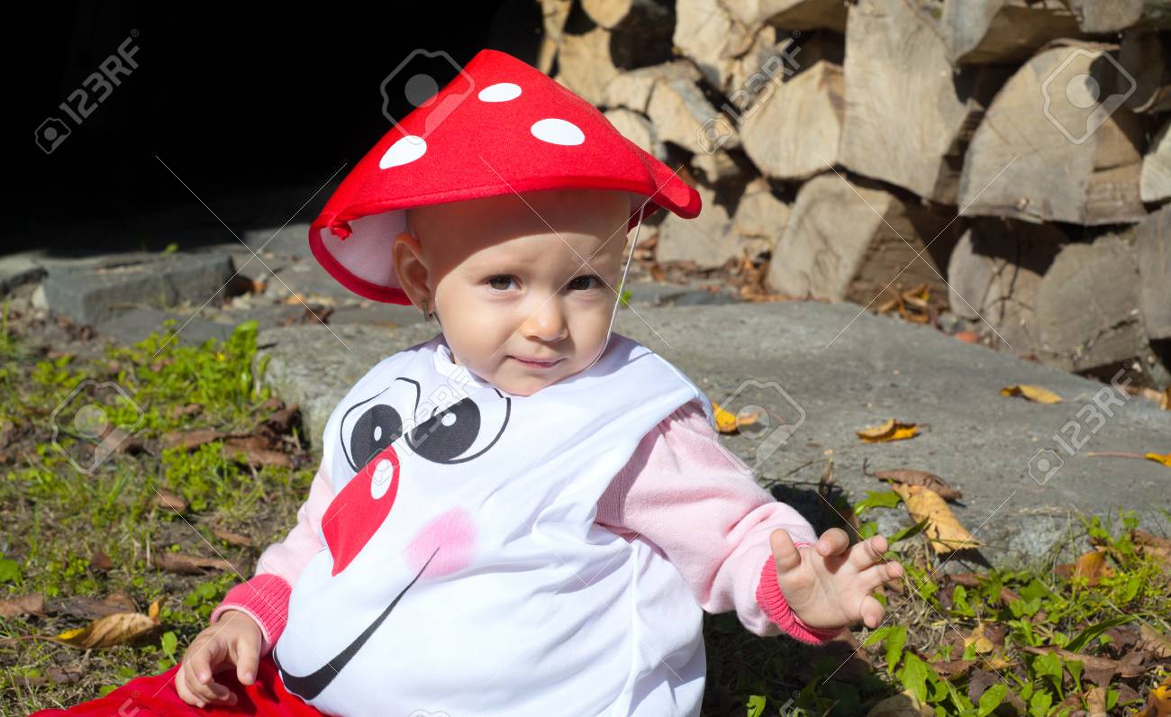 baby mushroom costume
