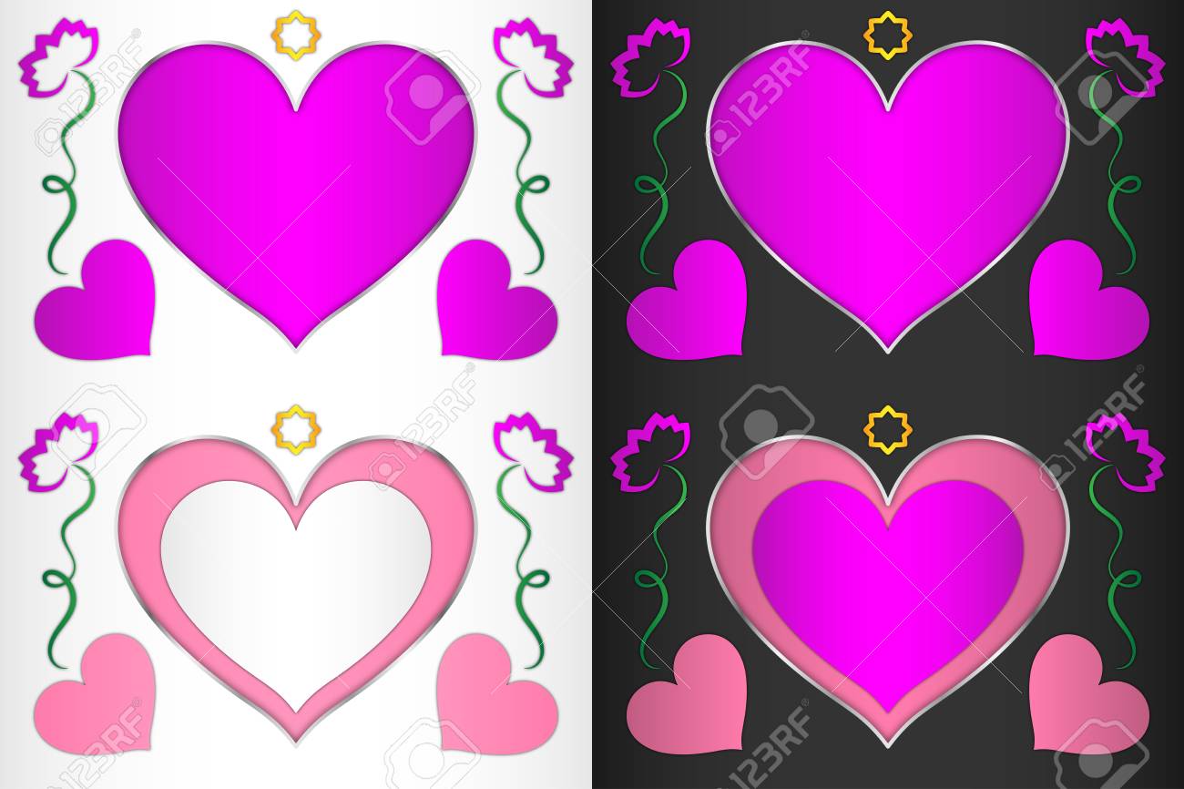 pink hearts photos