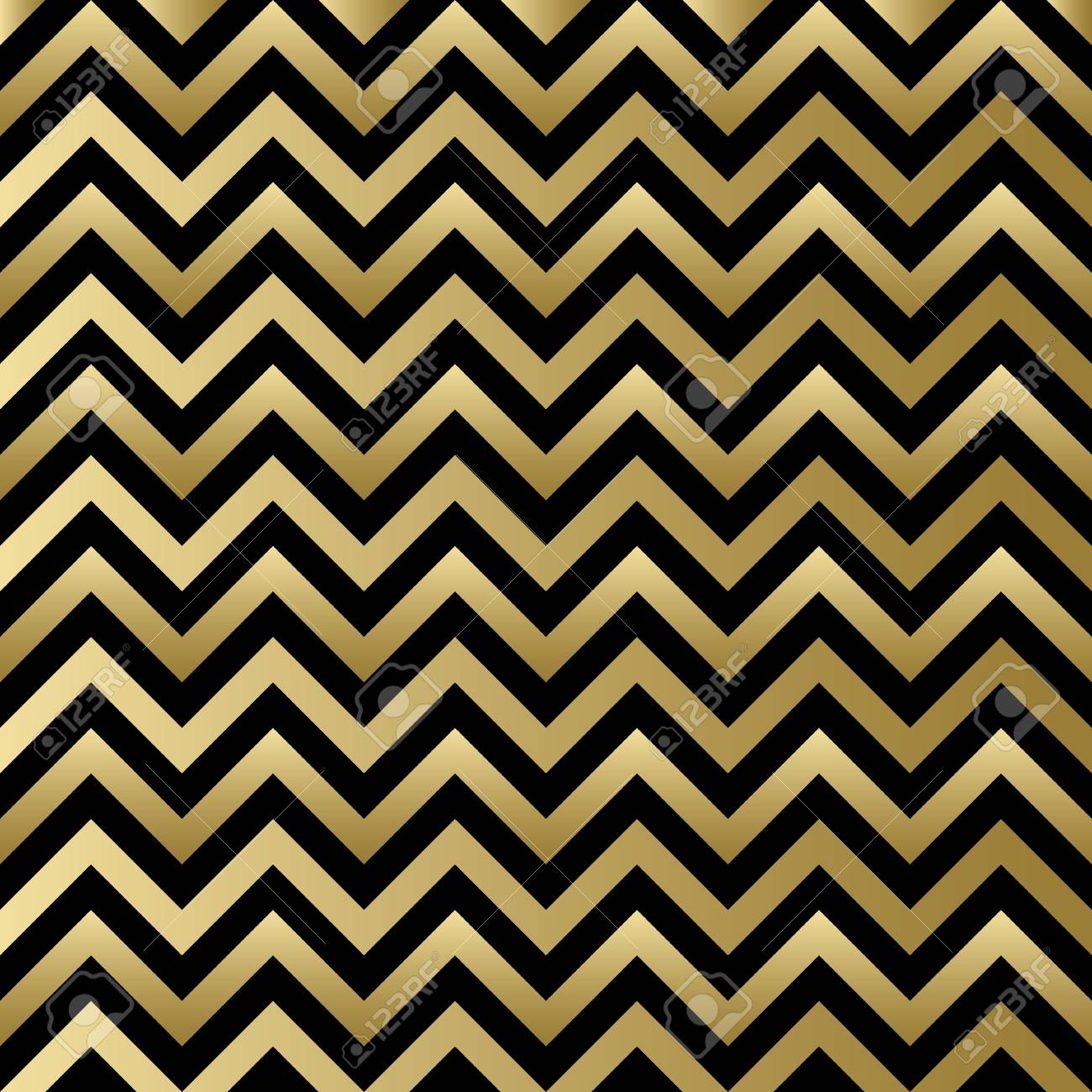 Chevron Black And Gold Vector Pattern. Zigzag Background Royalty Free SVG,  Cliparts, Vectors, And Stock Illustration. Image 91273766.
