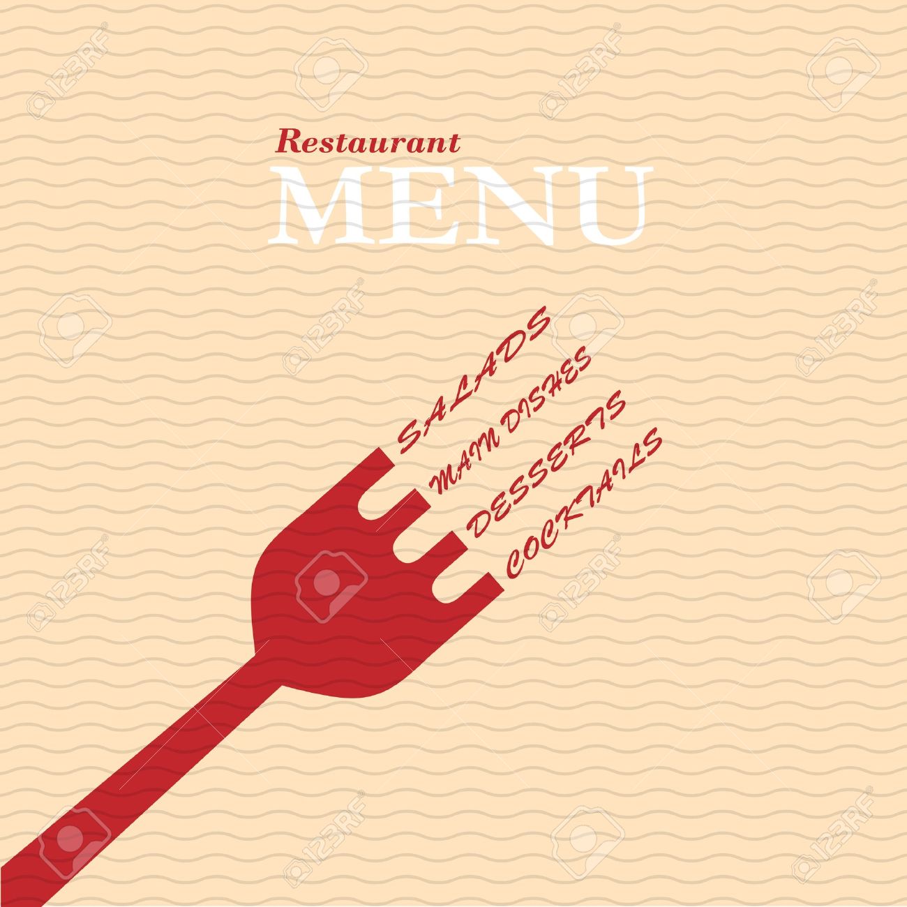 menu cards template