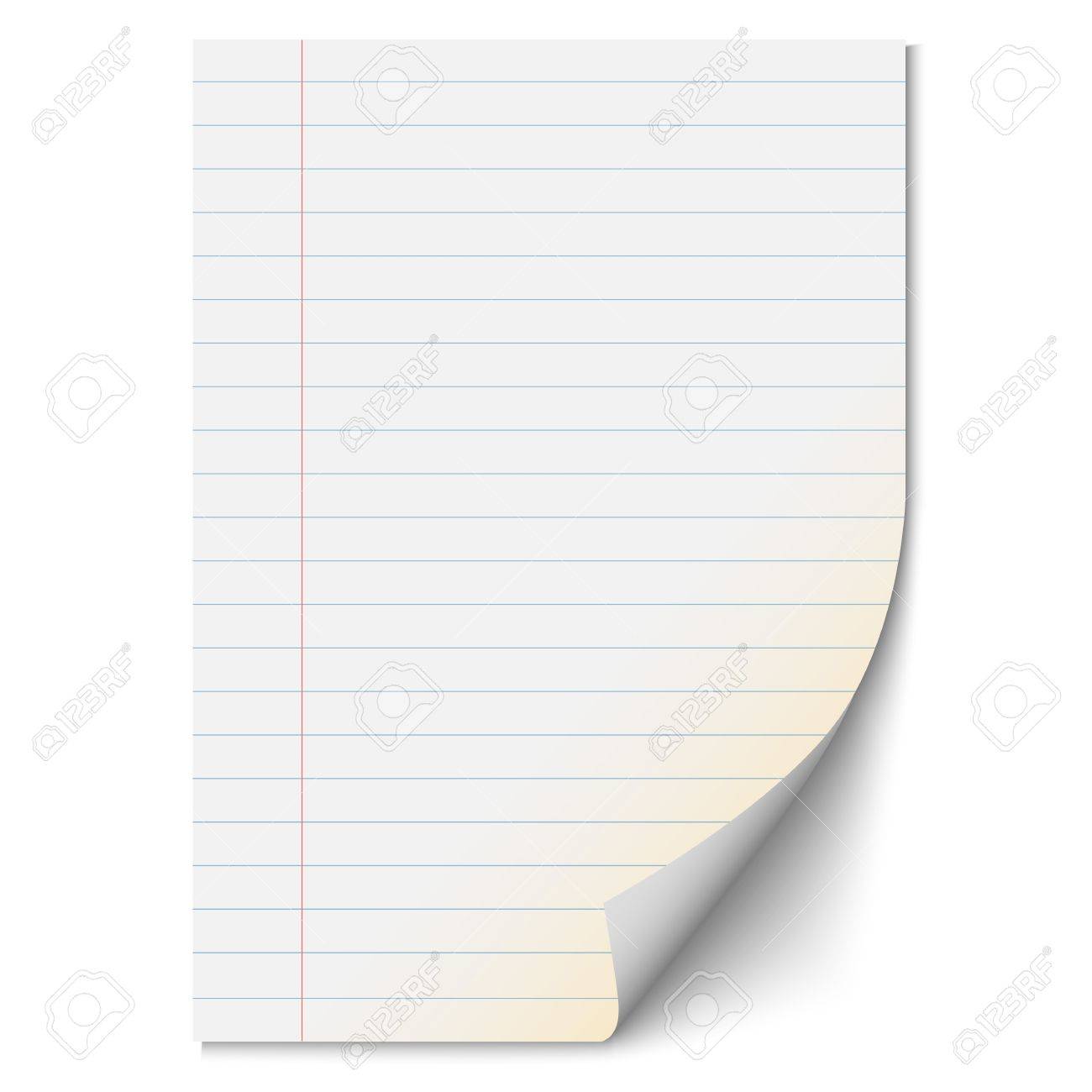 blank paper sheet with lines royalty free cliparts vectors and