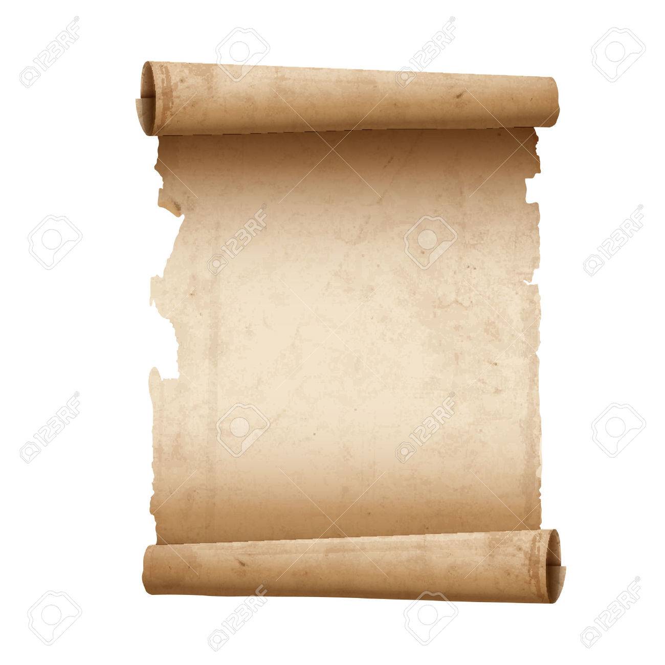 template of a scroll