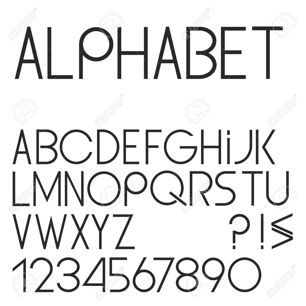 elegant simple font