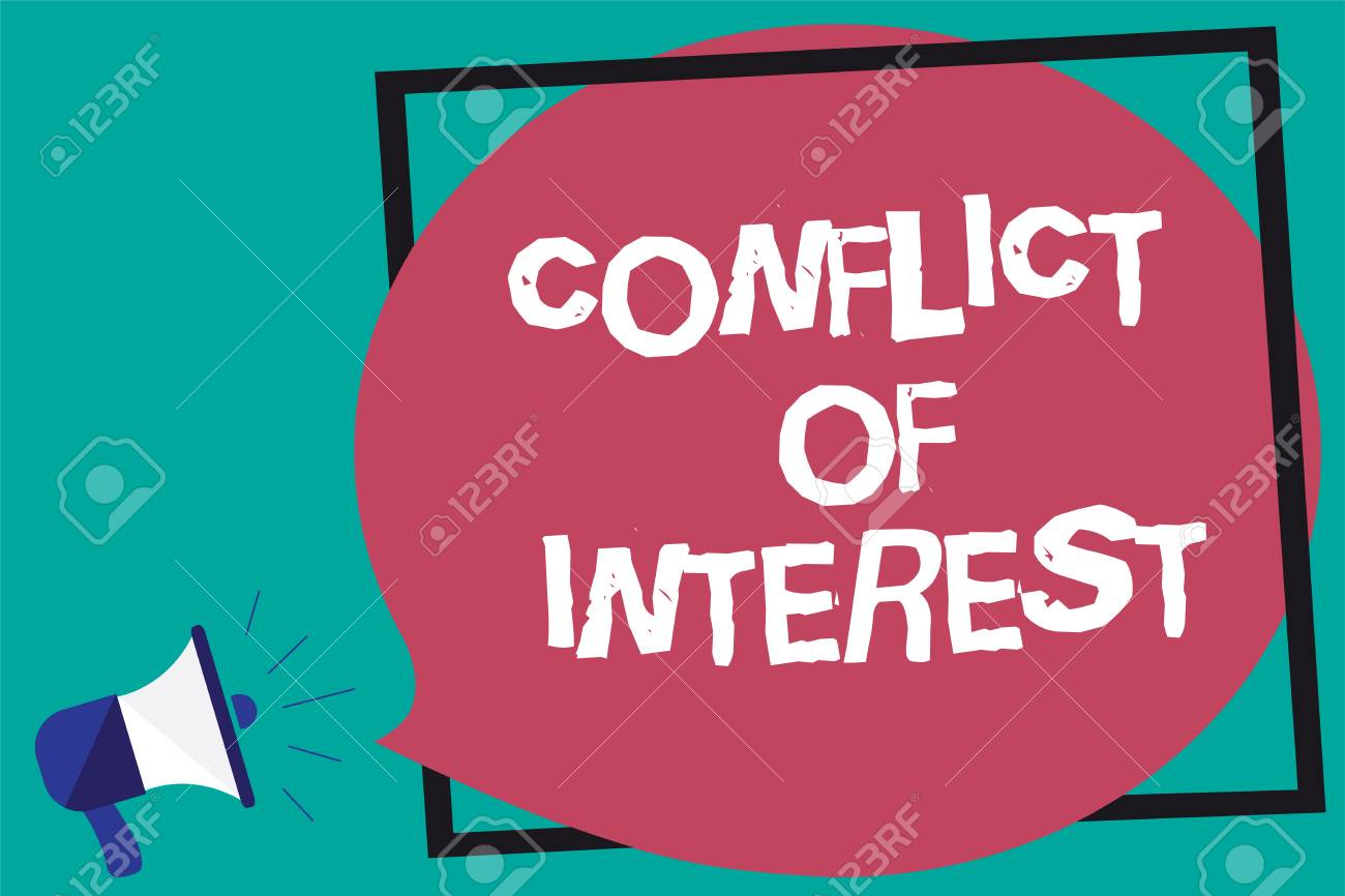Handwriting Text Conflict Of Interest Concept Meaning Disagreeing With Someone About Goals Or Targets Framed Multiline Text Ideas Sound Speaker Declare Issue Announcement Stock Photo Picture And Royalty Free Image Image 104578642
