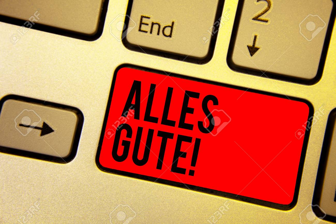 Handwriting Text Writing Alles Gute Concept Meaning German Translation Stock Photo Picture And Royalty Free Image Image 106462837