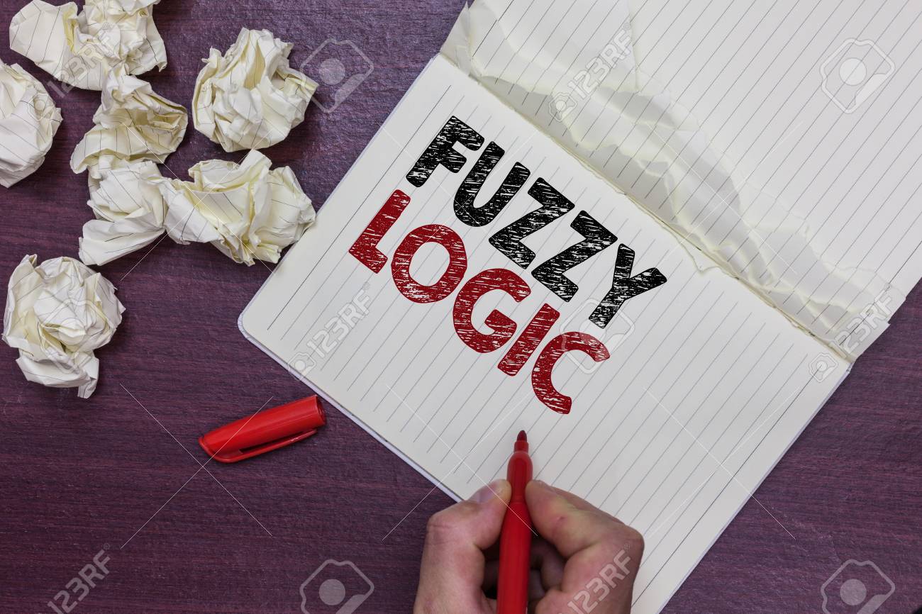 Handwriting Text Fuzzy Logic Concept Meaning Checks For Extent Stock Photo Picture And Royalty Free Image Image