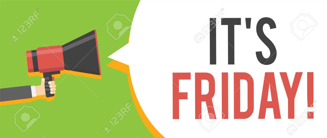 Handwriting Text Writing It S Is Friday Concept Meaning Last Stock Photo Picture And Royalty Free Image Image