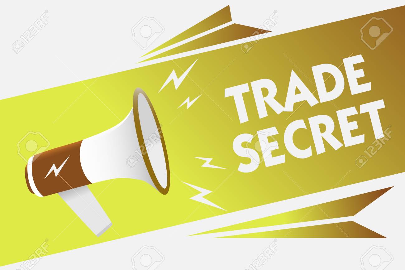 Handwriting Text Writing Trade Secret Concept Meaning Confidential - 