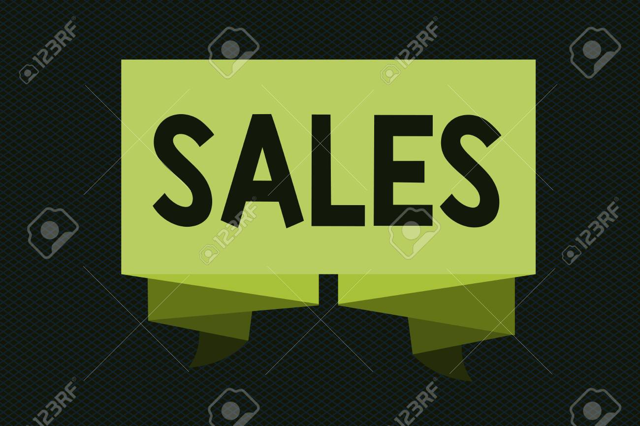 writing note showing sales business photo showcasing exchange of sales business