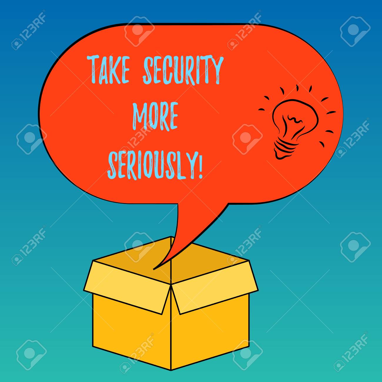 handwriting text take security