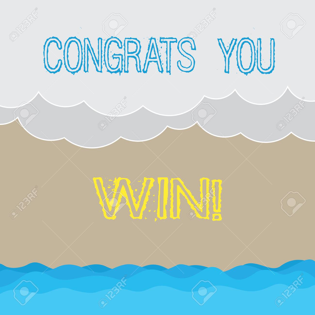 Handwriting Text Writing Congrats You Win Concept Meaning Congratulations Stock Photo Picture And Royalty Free Image Image