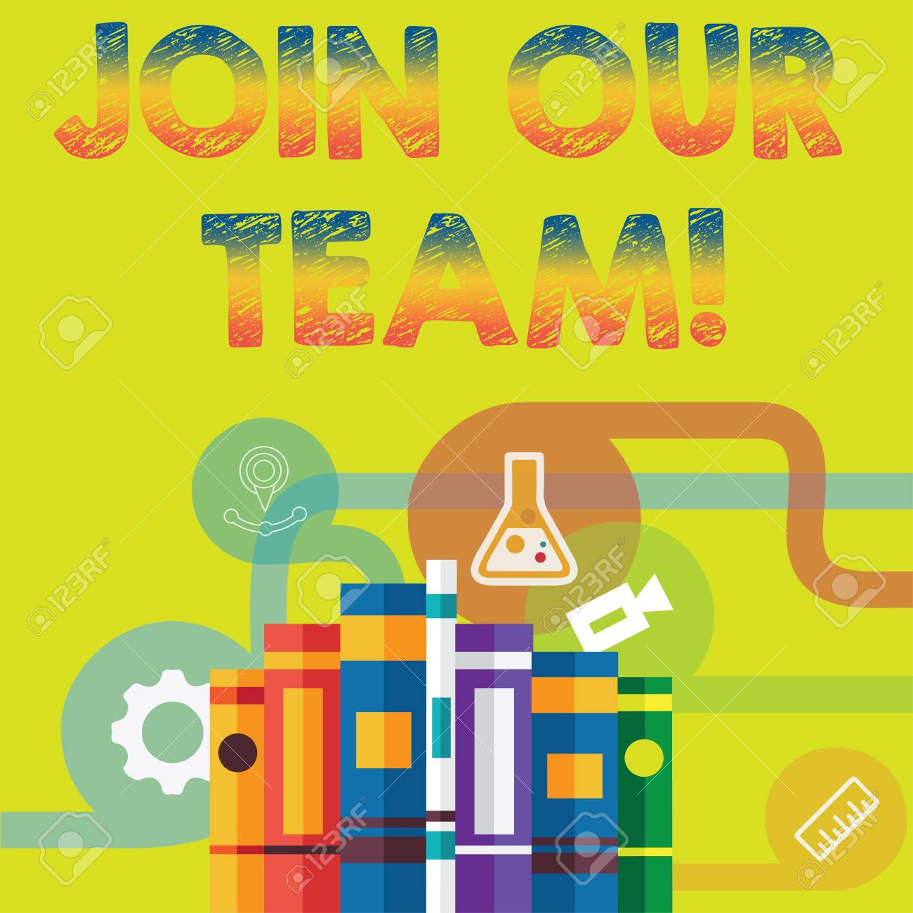 handwriting text join our team concept meaning invitation to team get together invitation