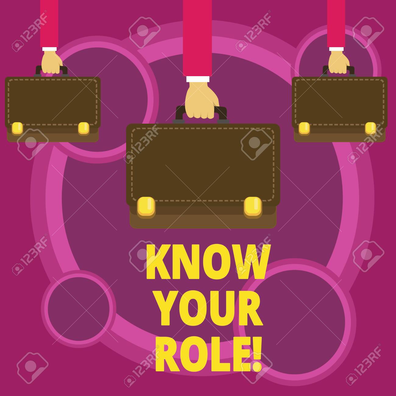 word writing text know your role business concept for define define career