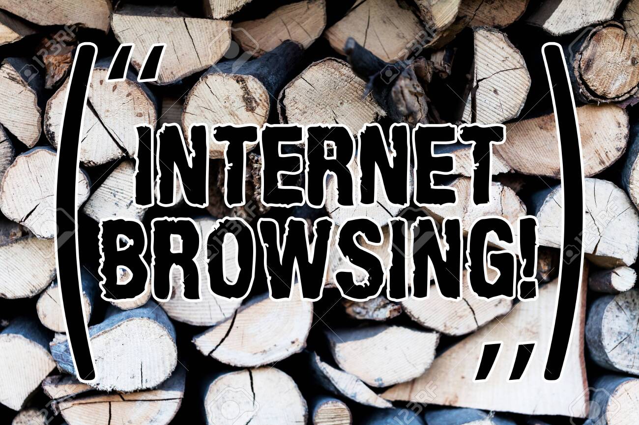 Handwriting Text Internet Browsing Conceptual Photo Act Of Looking Stock Photo Picture And Royalty Free Image Image