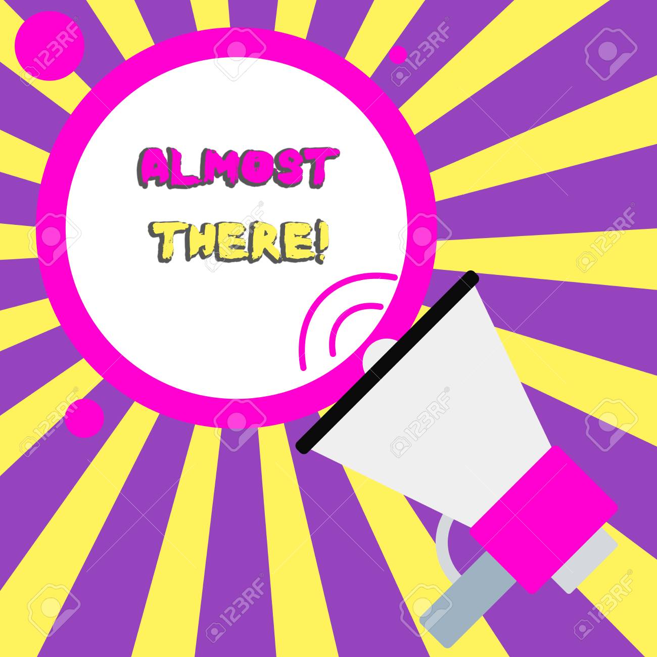 Handwriting Text Writing Almost There Concept Meaning Soon To Be Or Very Nearly Finished With Some Goal Or Task Handwriting Canstock