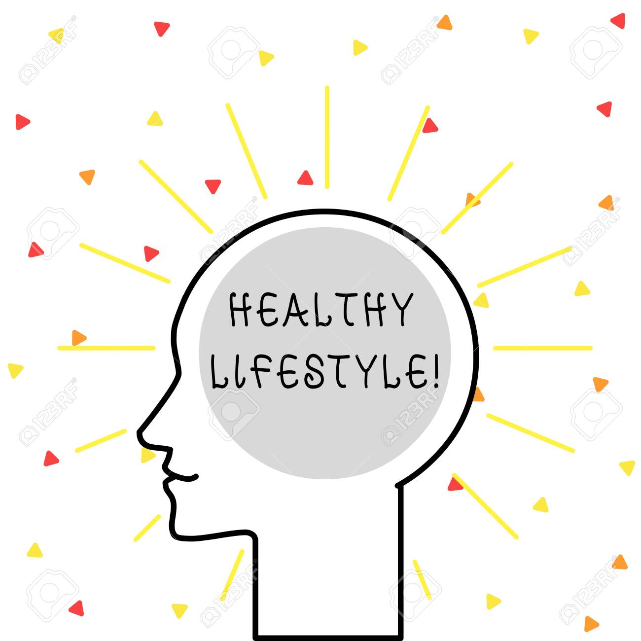 Conceptual Hand Writing Showing Healthy Lifestyle Concept Meaning Stock Photo Picture And Royalty Free Image Image
