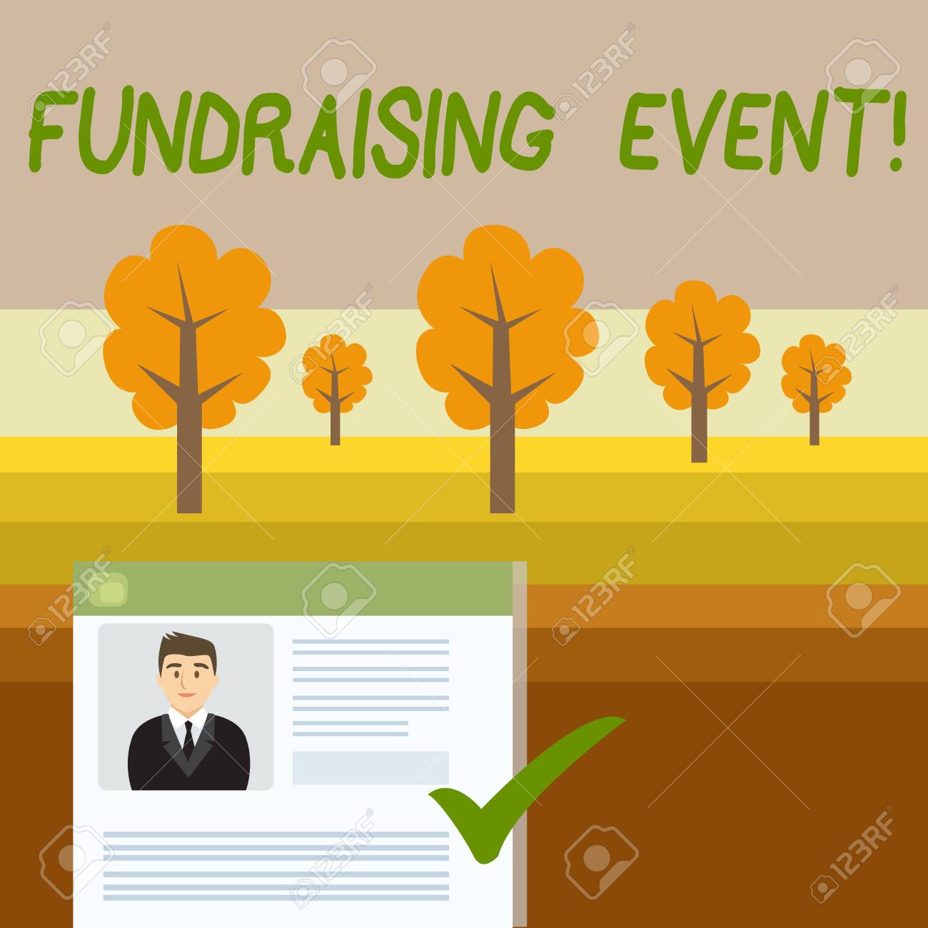 Conceptual Hand Writing Showing Fundraising Event Concept Meaning