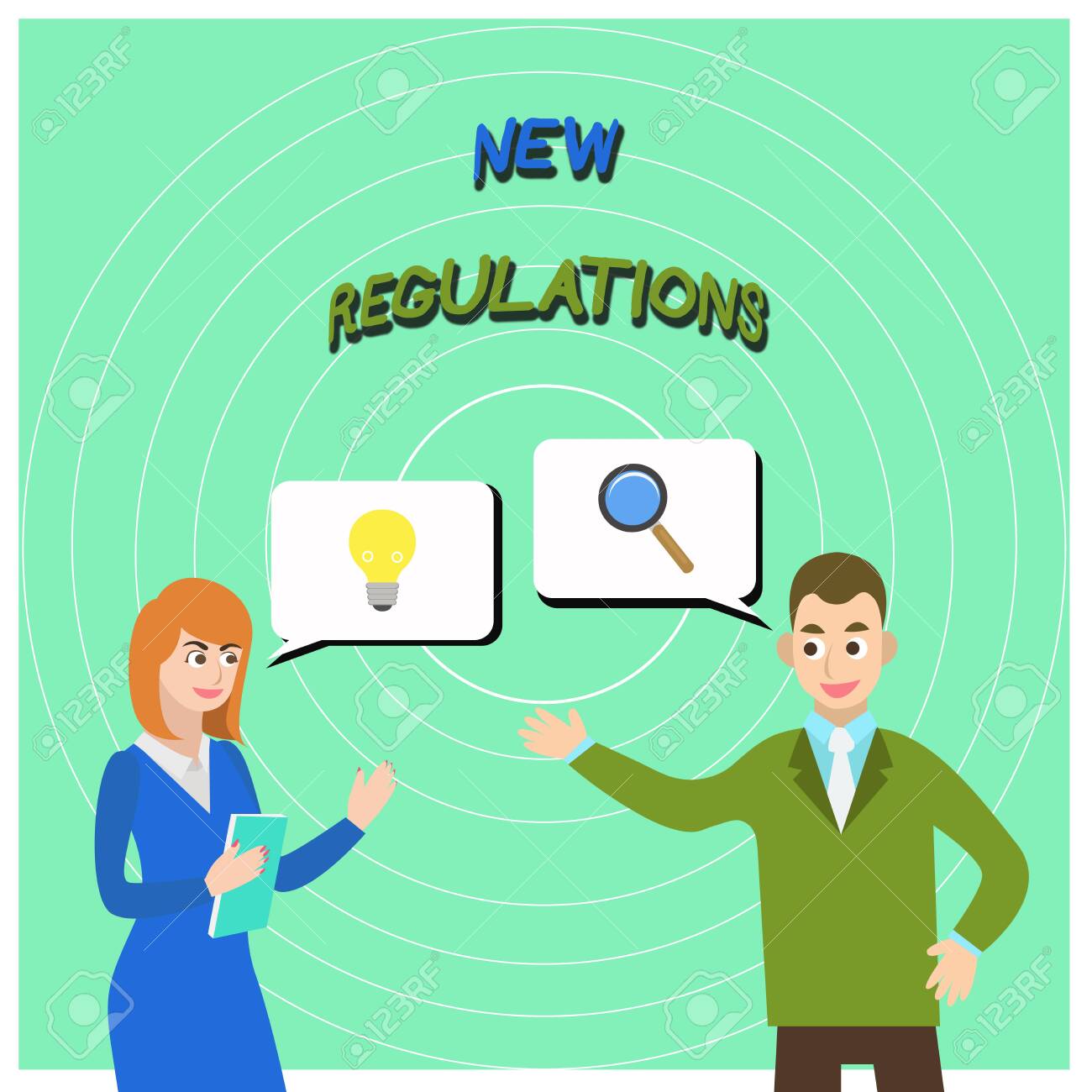 Conceptual hand writing showing New Regulations. Concept meaning Regulation controlling the activity usually used by rules. Business Partners Colleague Jointly Seeking Problem Solution - 124657067 Conceptual hand writing showing New Regulations. Concept meaning Regulation controlling the activity usually used by rules. Business Partners Colleague Jointly Seeking Problem Solution - 124657067