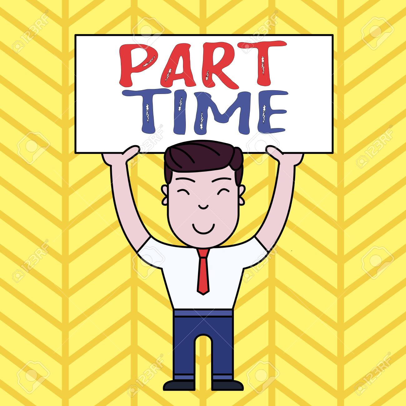 Text Sign Showing Part Time Business Photo Showcasing A Work Or Job That Is Not Peranalysisent