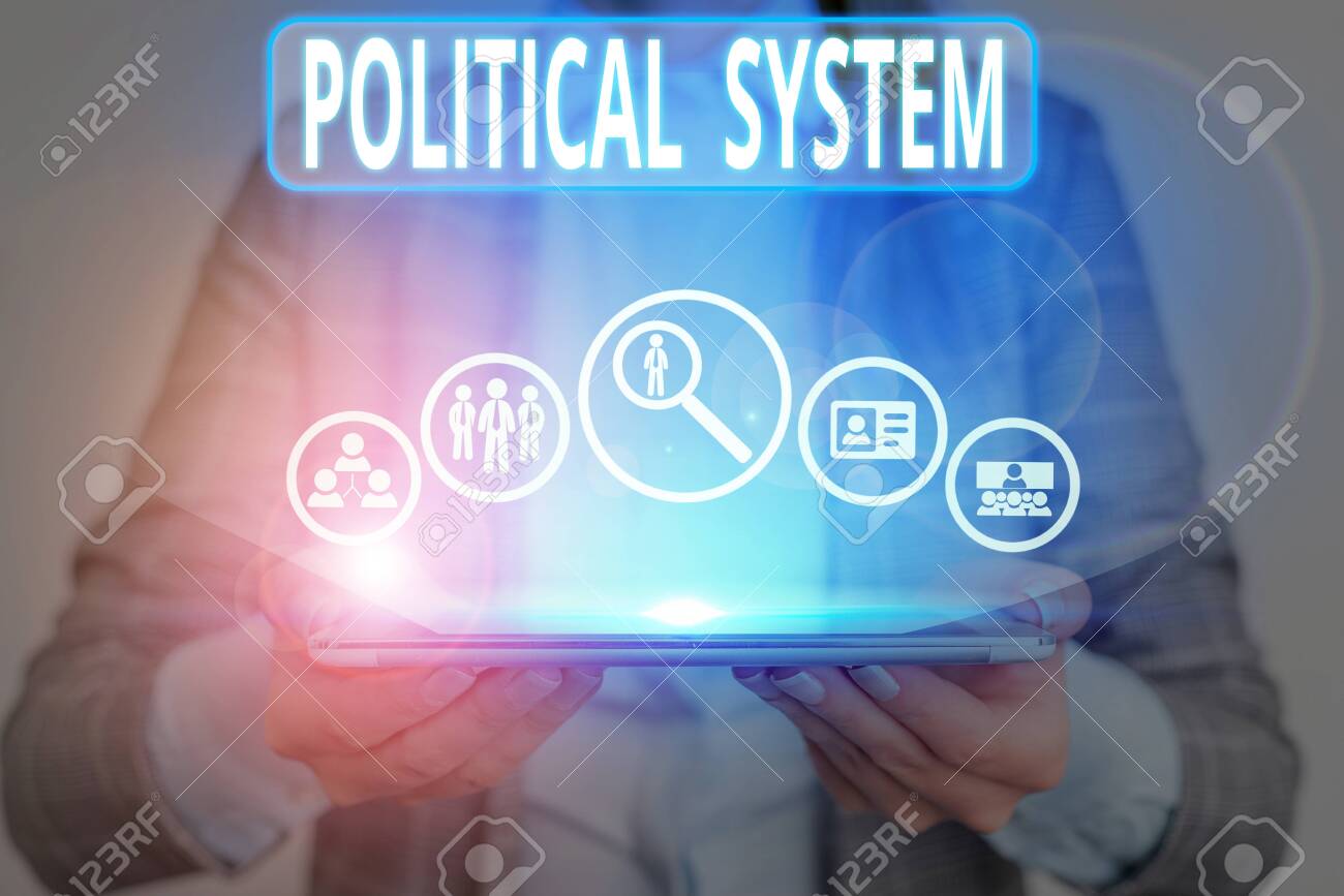 Conceptual Hand Writing Showing Political System Concept Meaning The Process For Making Official Government Decisions Stock Photo Picture And Royalty Free Image Image 138690931