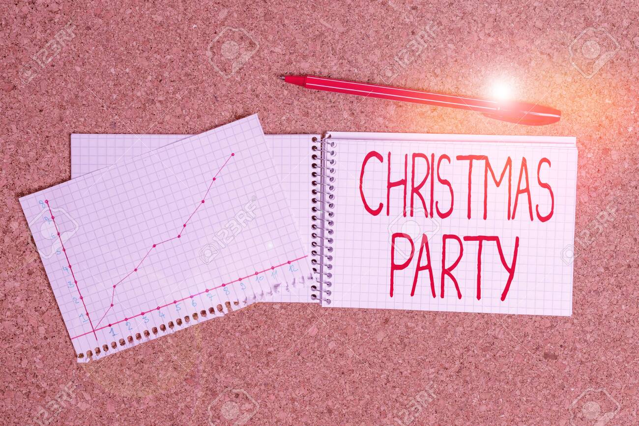 Conceptual Hand Writing Showing Christmas Party Concept Meaning Annual Festival Commemorating The Birth Of Jesus Christ Desk Notebook Paper Office Paperboard Study Supplies Chart Stock Photo Picture And Royalty Free Image Image Conceptual Hand Writing Showing Christmas Party Concept Meaning Annual Festival Commemorating The Birth Of Jesus Christ Desk Notebook Paper Office Paperboard Study Supplies Chart Stock Photo Picture And Royalty Free Image Image