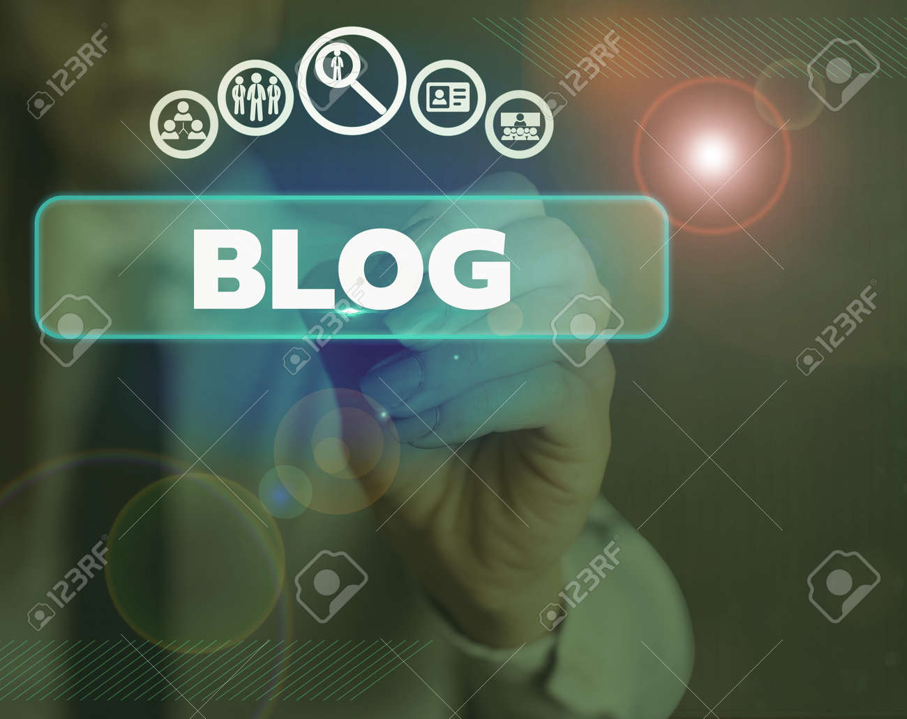 Word writing text Blog. Business photo showcasing A regularly updated website web page written in conversational style - 140503874 Word writing text Blog. Business photo showcasing A regularly updated website web page written in conversational style - 140503874
