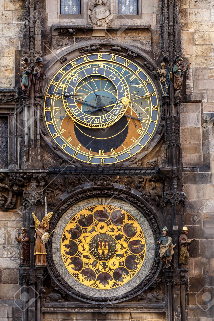 プラハの天文時計 またはプラハ Orloj は中世の天文時計です チェコ共和国 14 の写真素材 画像素材 Image
