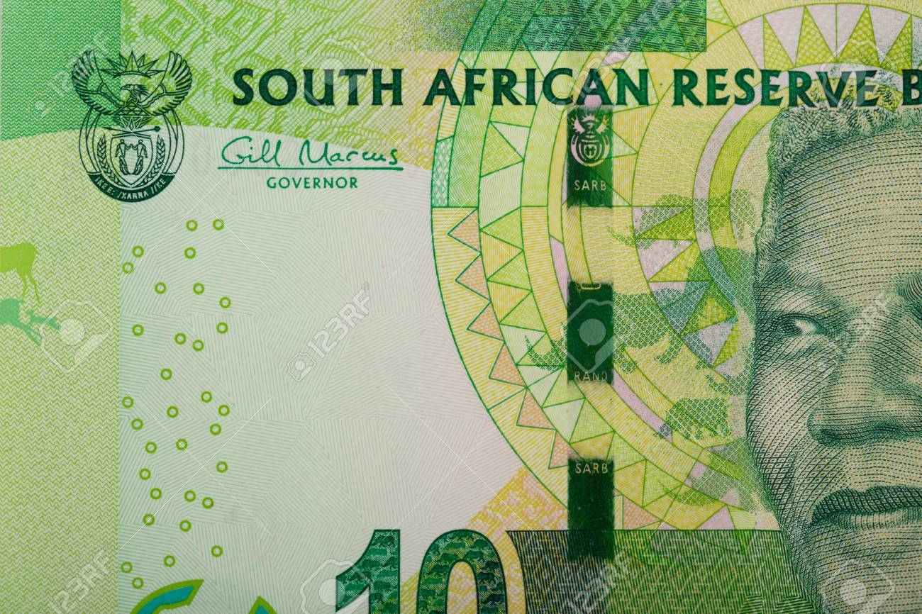 ランド紙幣のディテール。南アフリカランドは南アフリカ共和国の国の通貨の写真素材・画像素材 Image 49971718