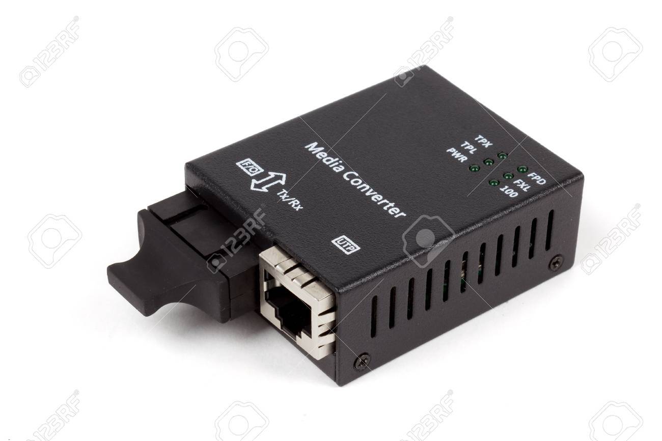 Mini Fiber Optic Media Converter With Metalic Rj45 Connector Stock