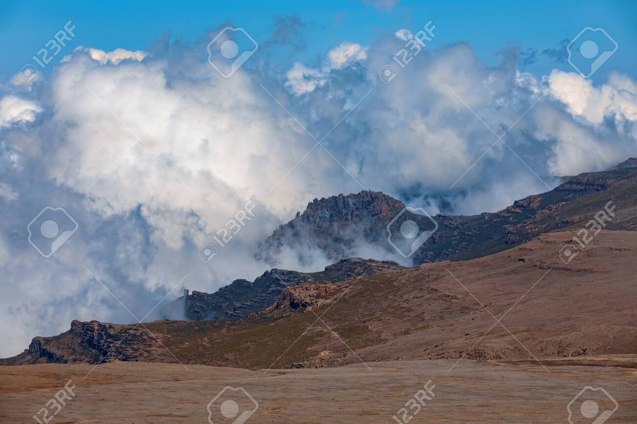 Landscape Of The Ethiopian Bale Mountains National Park Ethiopia Stock Photo Picture And Royalty Free Image Image 127388056