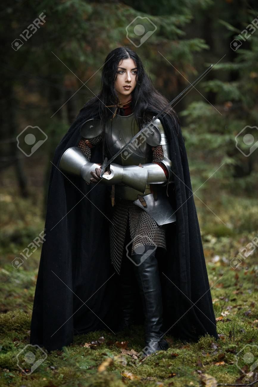 female chainmail armor