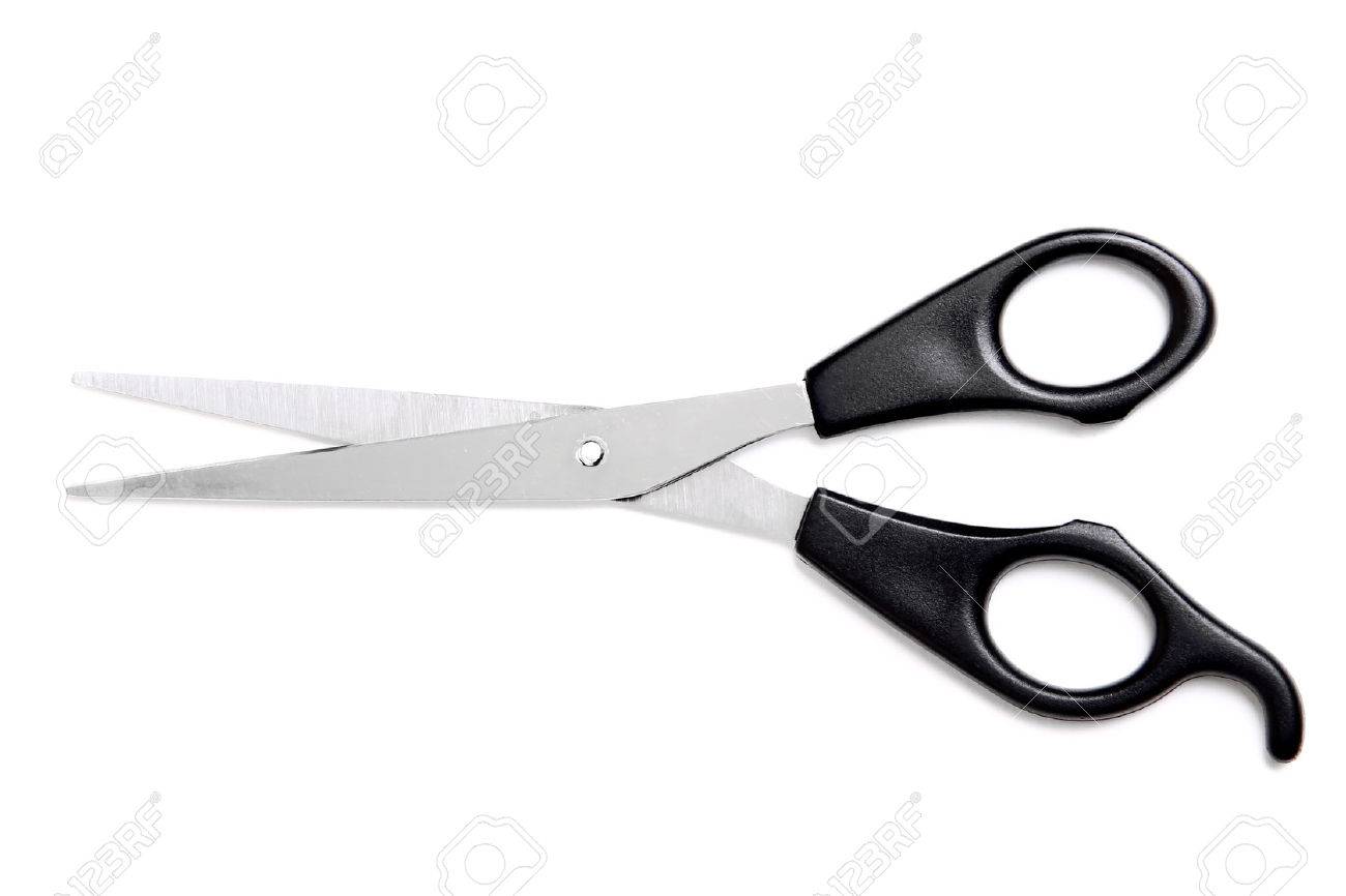 白い背景で隔離のはさみ の写真素材 画像素材 Image