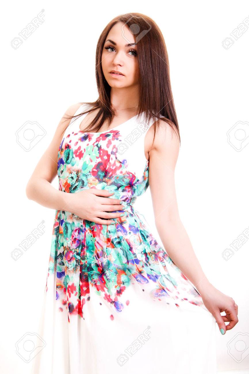 Robe multicolore femme Clearance