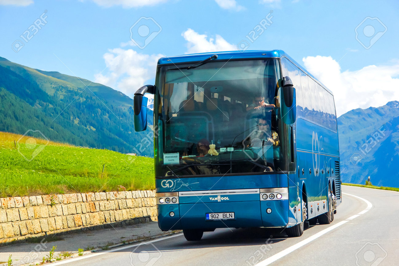 Van Hool Bus >> Valais Switzerland August 5 2014 Coach Bus Van Hool T916 Van Hool Bus >> Valais Switzerland August 5 2014 Coach Bus Van Hool T916