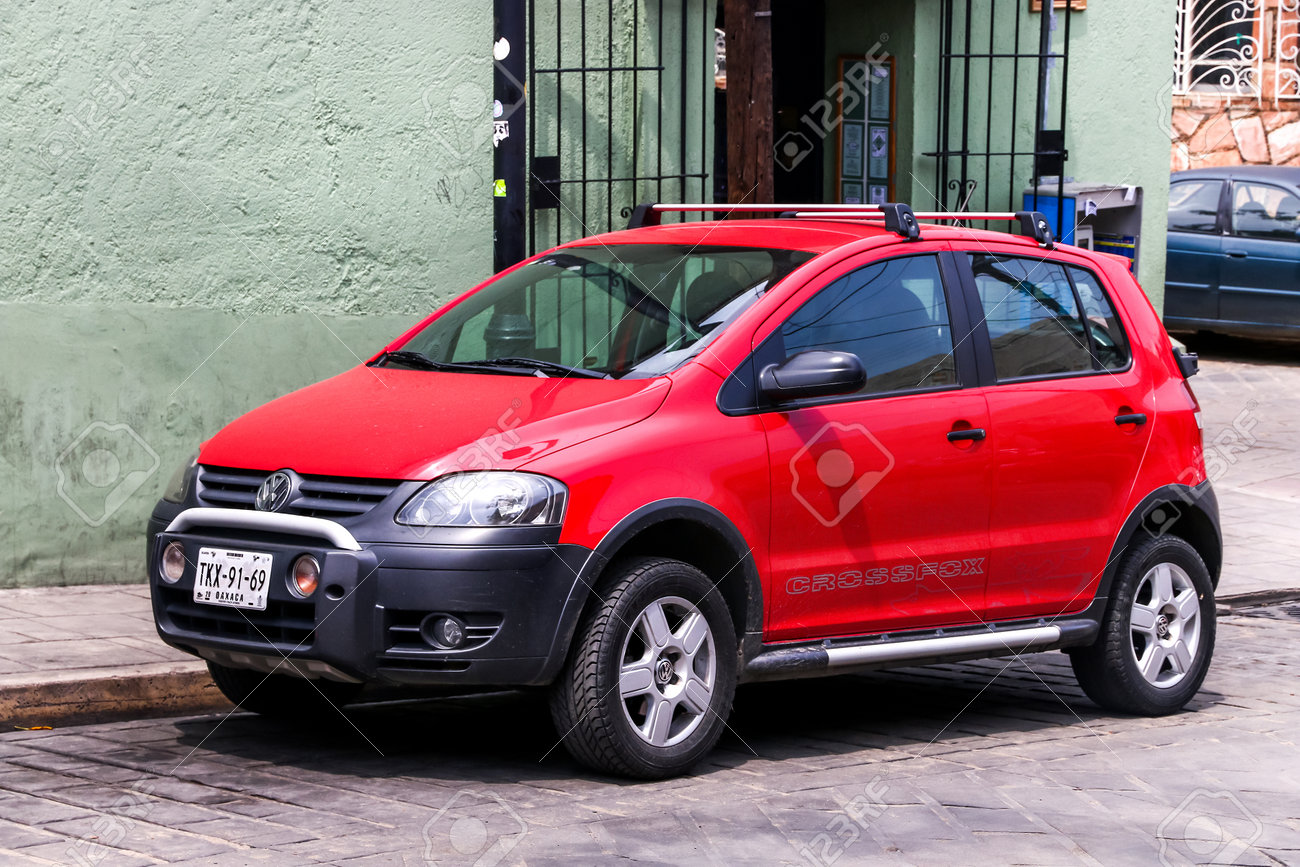 Oaxaca Mexico May 25 2017 Motor Car Volkswagen Crossfox Stock