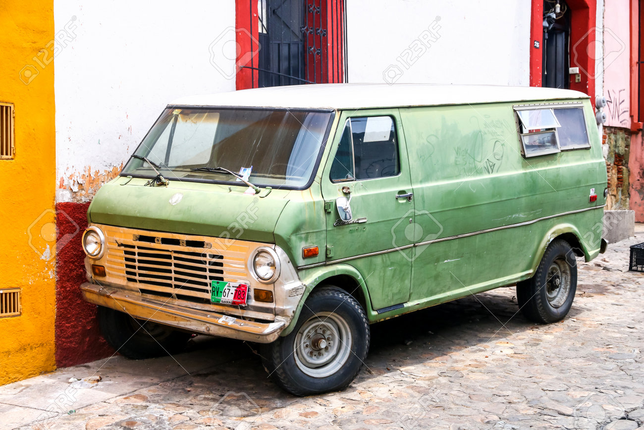 Old Cargo Van Ford Econoline 