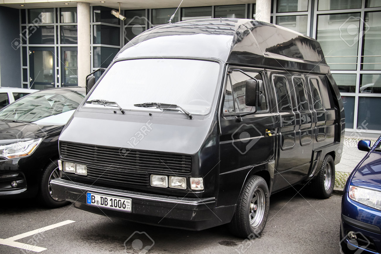 black passenger van