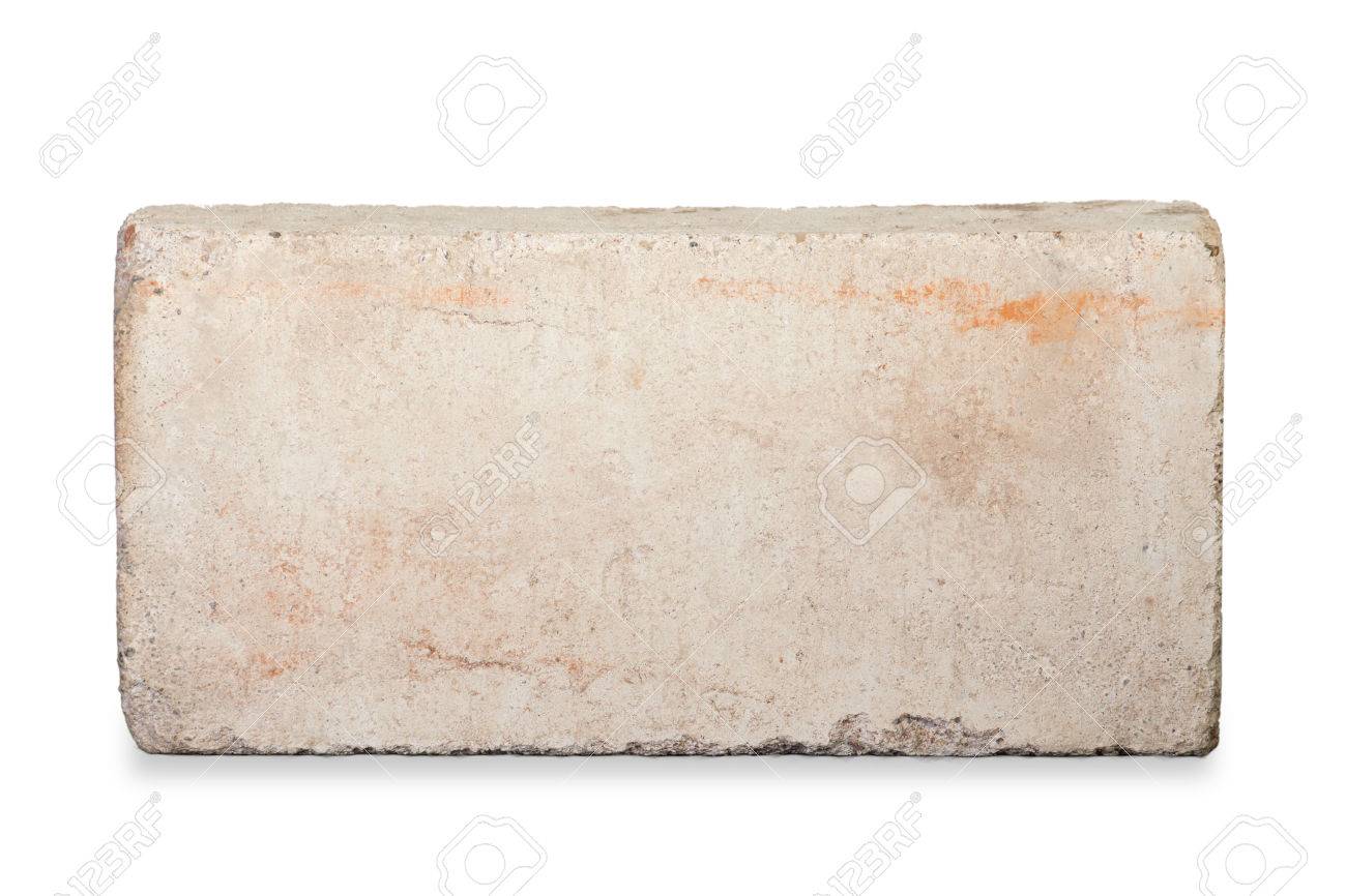 Old red brick isolated on white background - 38213689 Old red brick isolated on white background - 38213689