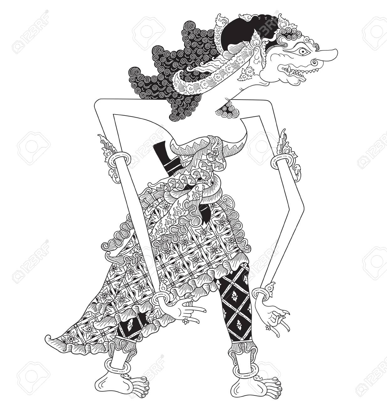 Wayang show(人形劇)